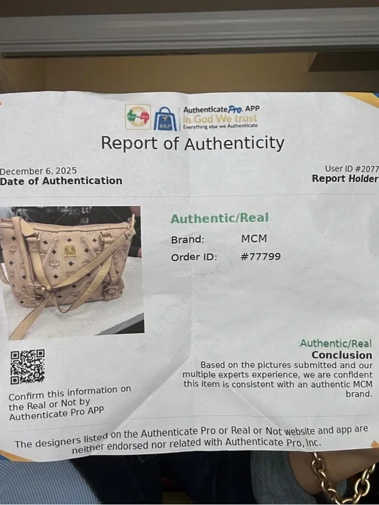 MCM Visetos Satchel Bag Cream Black Leather Trim Crossbody Medium Tote w/ COA - Picture 12 of 15